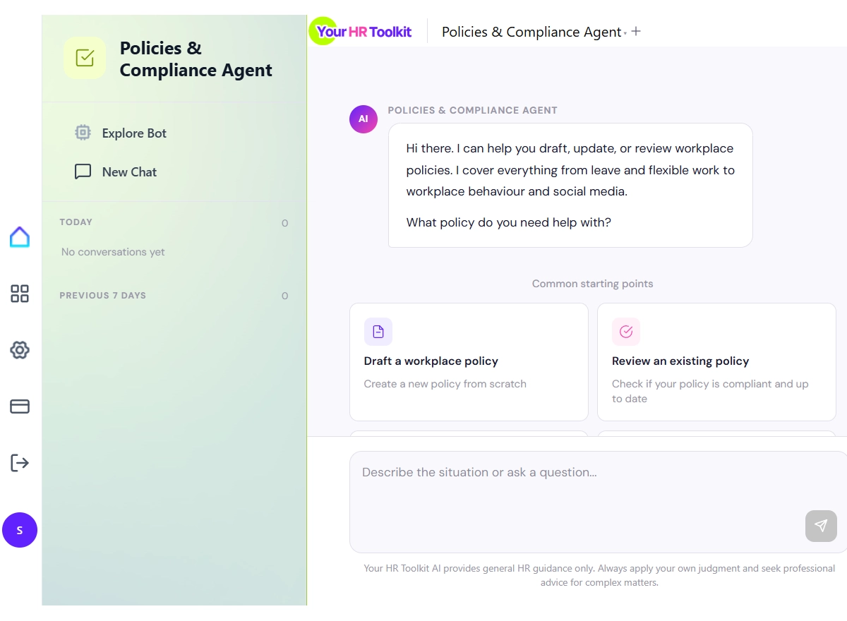 Policies and Compliance Agent